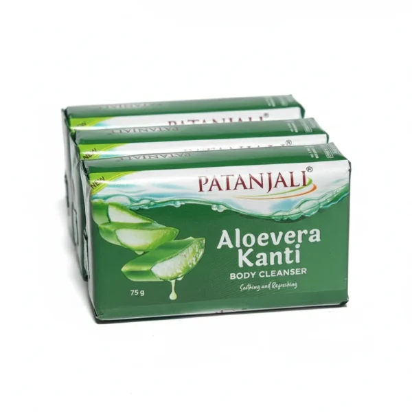 पतंजली ऍलोवेरा कांती साबन ७५ग्राम *४