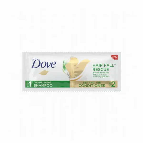 डव्ह हेअर फॉल रेस्क्यु शांपु कंडिशनर  ५.५मि