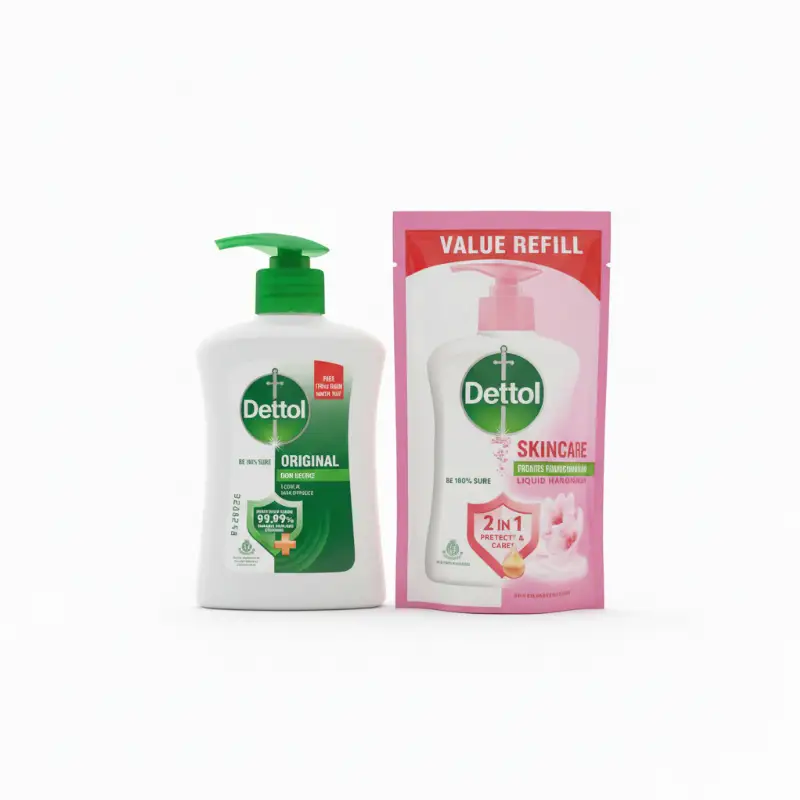 डेटॉल हॅंड वॉश *२००मि +१७५ मि पाउच