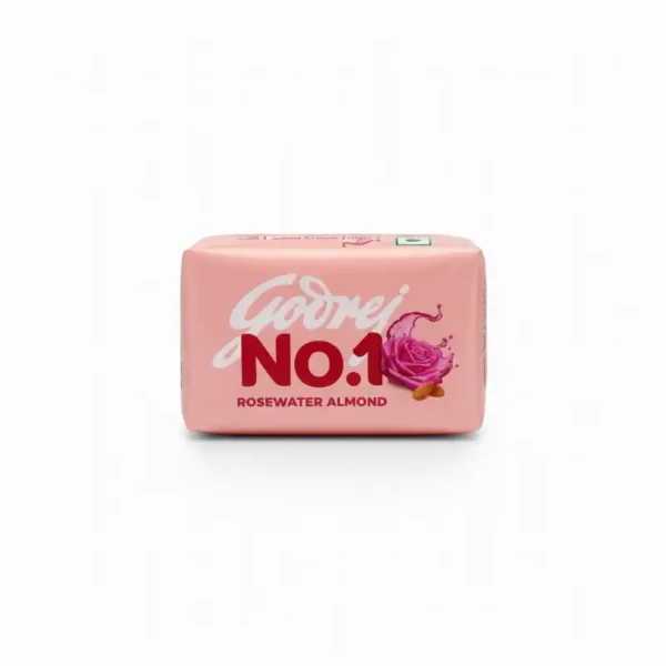 नंबर १ गुलाब बदाम साबन १०० ग्रॅ.* ५