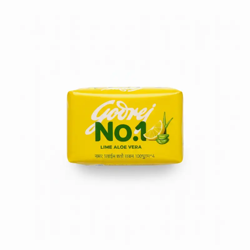 नंबर १लाईम ऍलो साबन १००ग्राम*४