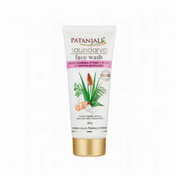 पतंजली सौदर्य फेस वॉश ६० ग्राम