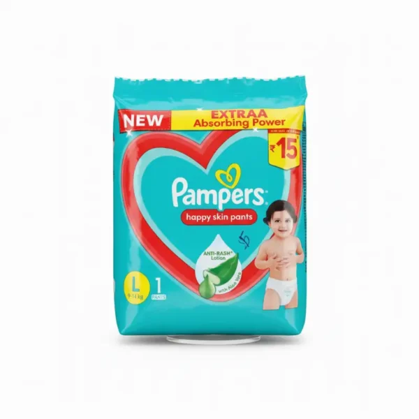 पॅंपर्स हॅप्पी स्किन एल १५/
