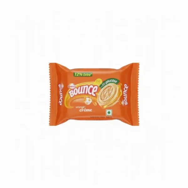 बाउन्स ऑरेज क्रिम बिस्कीट ५६ग्रॅ