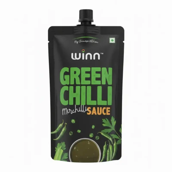 विन ग्रीन चिल्ली सॉस १००ग्रॅ