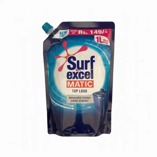 सर्फएक्सेल मेटीक टॉप लोड पाउच १लि.