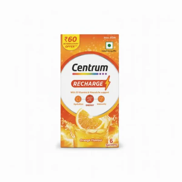 सेंट्रम रिचार्ज ऑरेंज फ्लेवर १०/