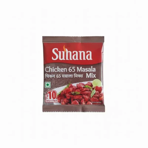 सुहाना चिकन ६५ मसाला मिक्स २०ग्राम १०/